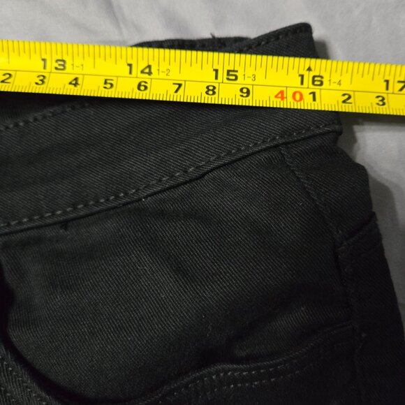 H&M Sz 12 Womens Black Casual Denim Shorts - Picture 5 of 6